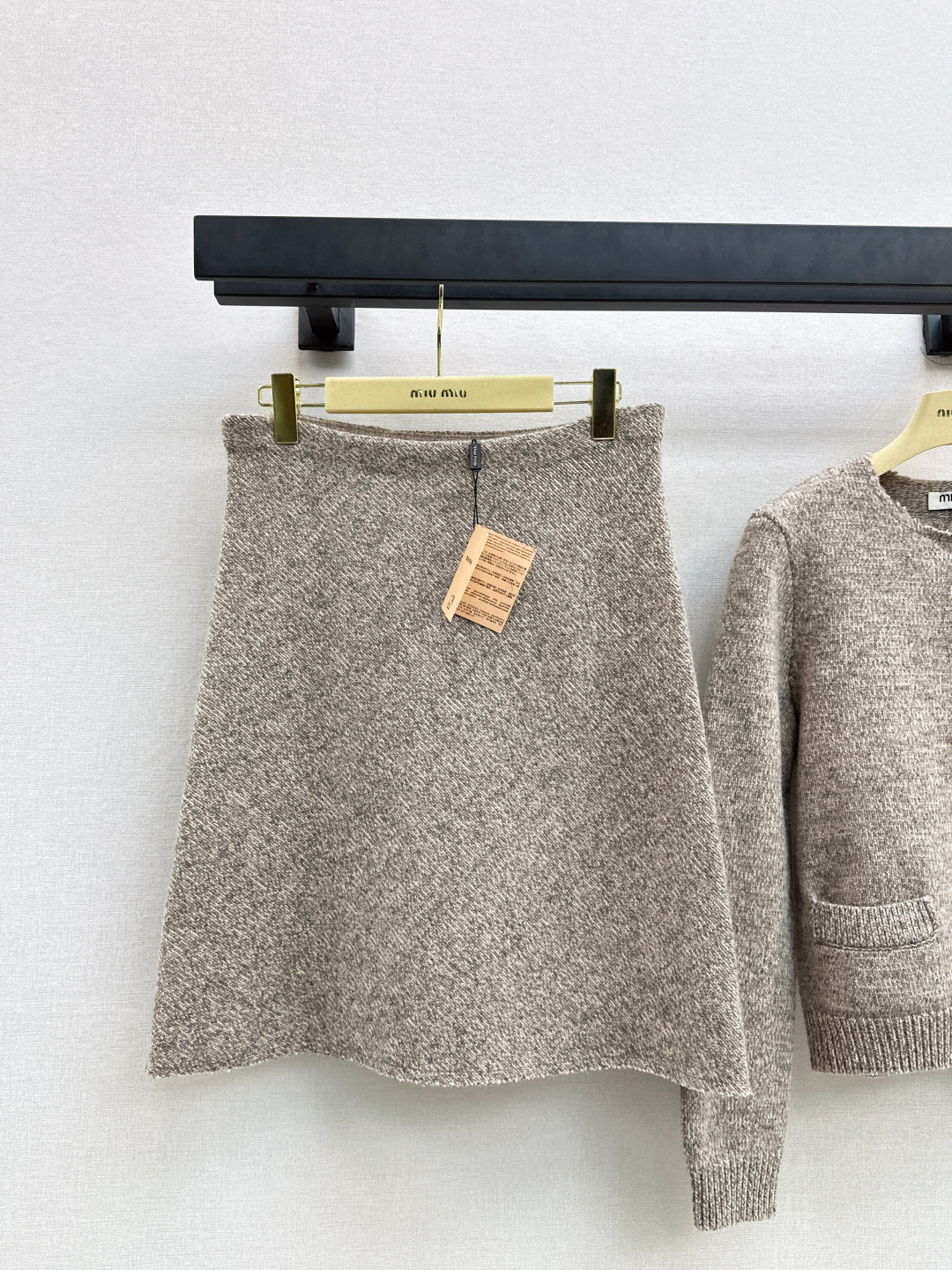 Miu NEW Cardigan and skirt set