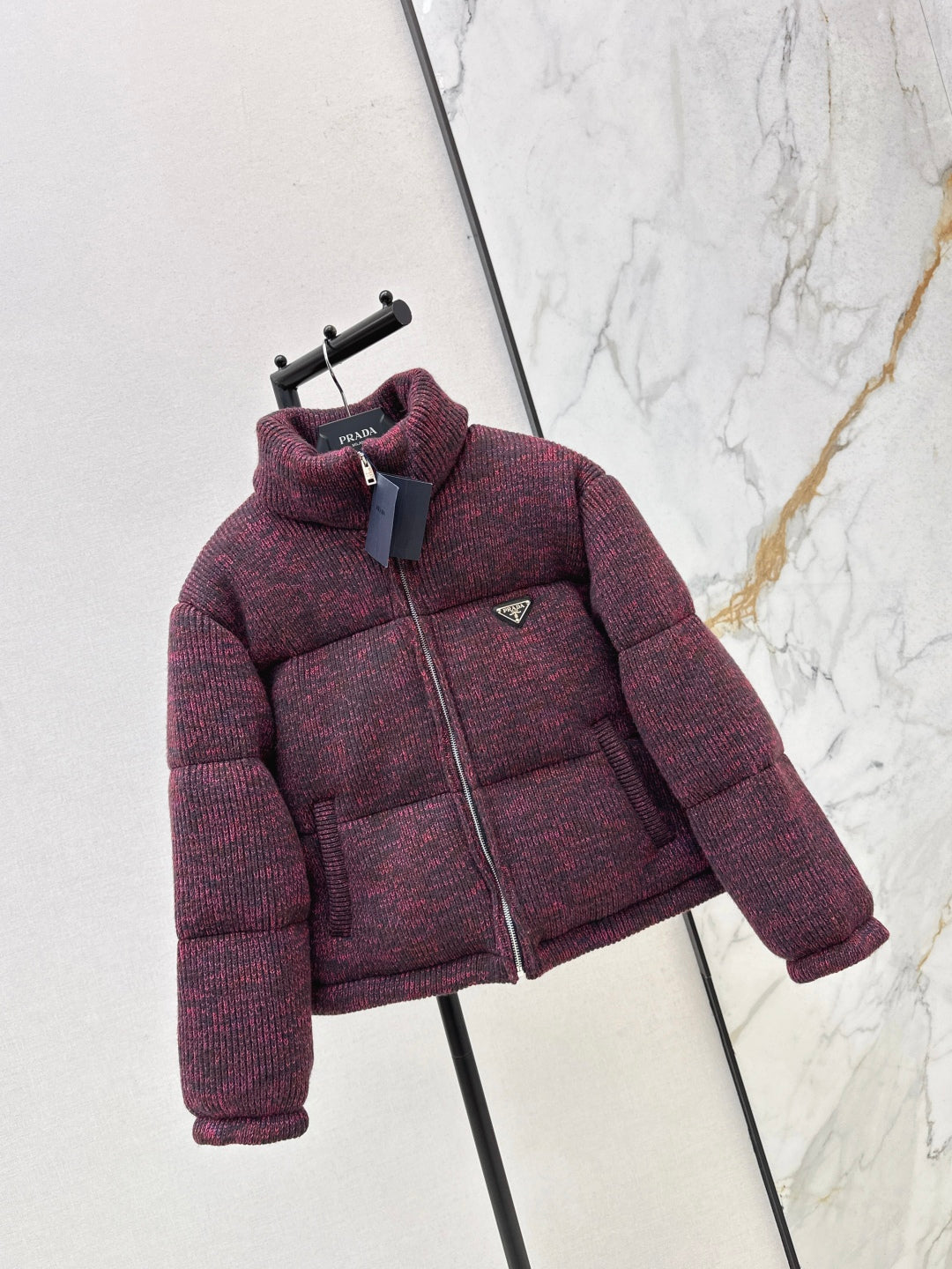 Pra NEW Knitted down jacket