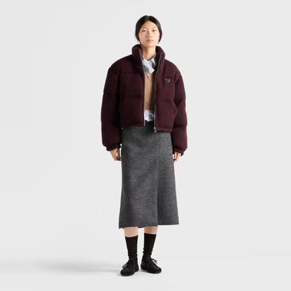 Pra NEW Knitted down jacket