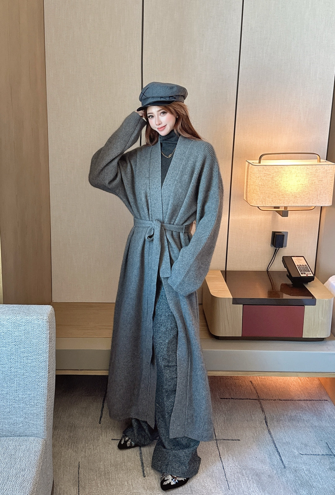 Brun NEW knitting overcoats