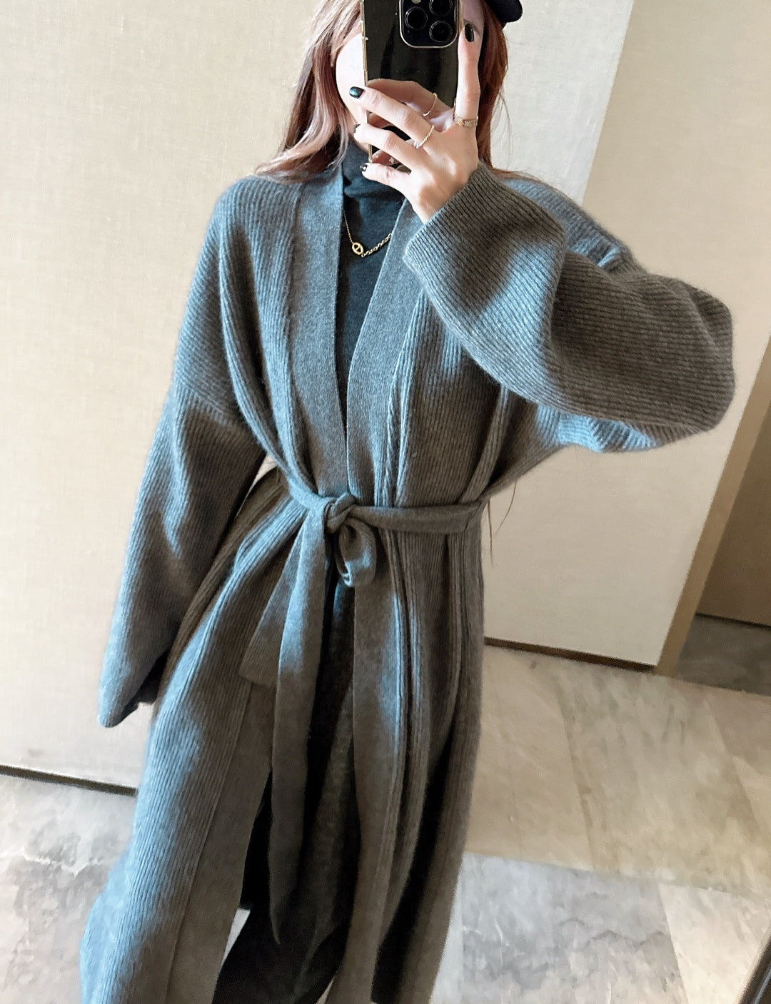 Brun NEW knitting overcoats