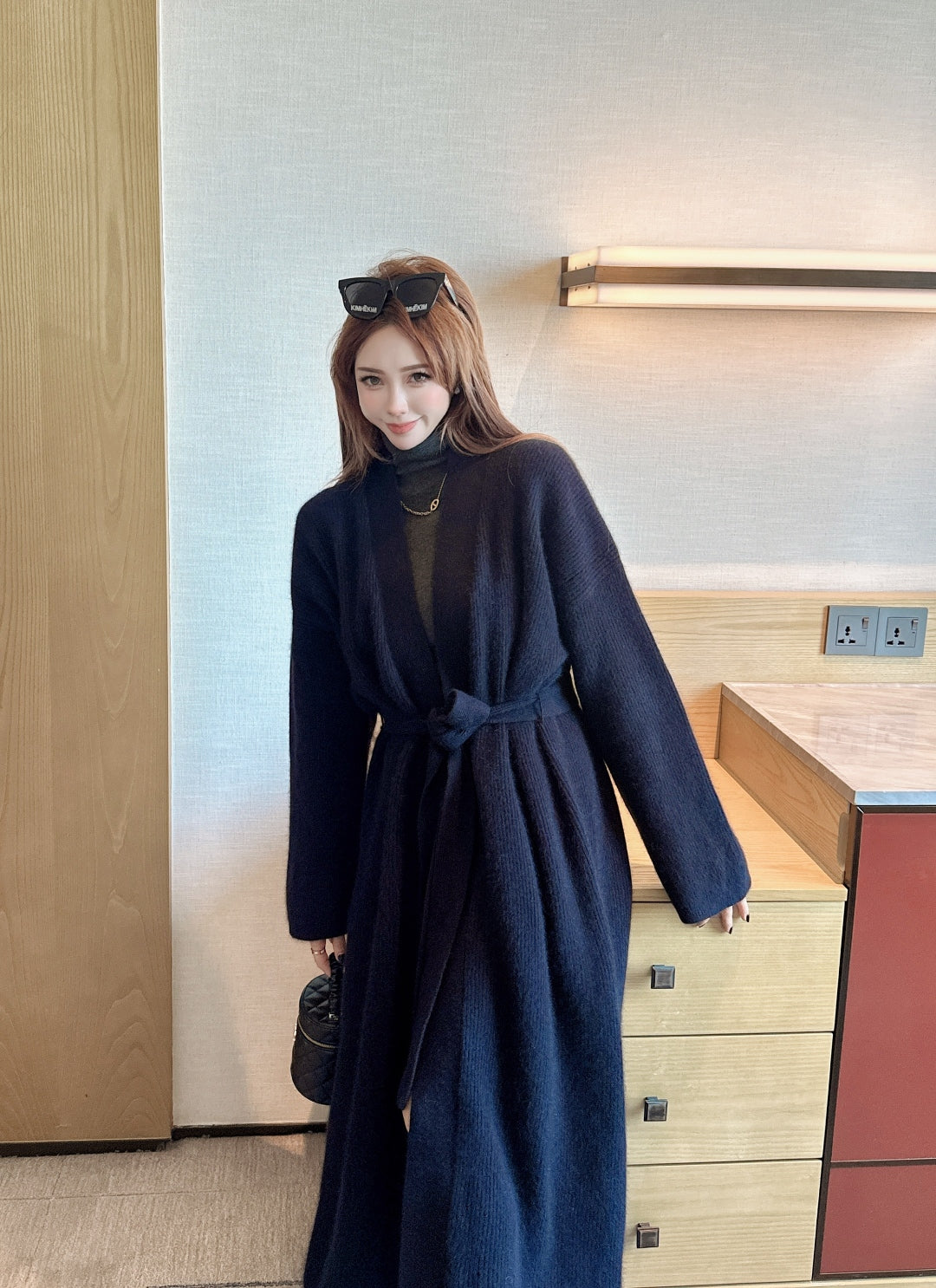 Brun NEW knitting overcoats