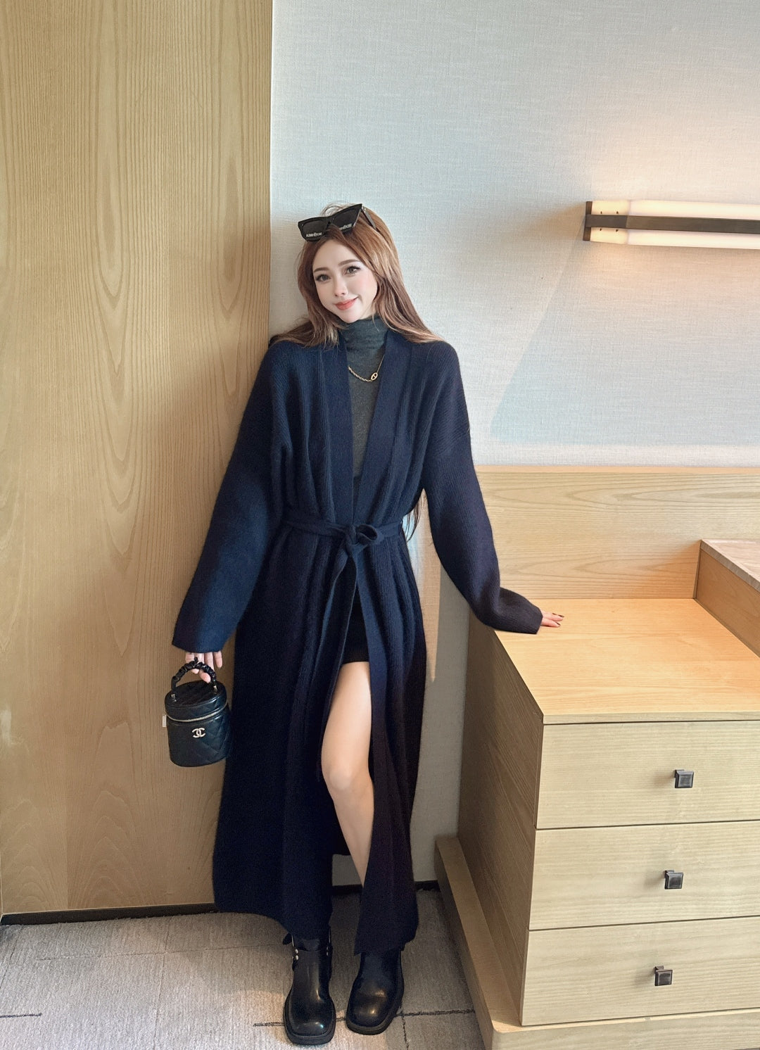 Brun NEW knitting overcoats