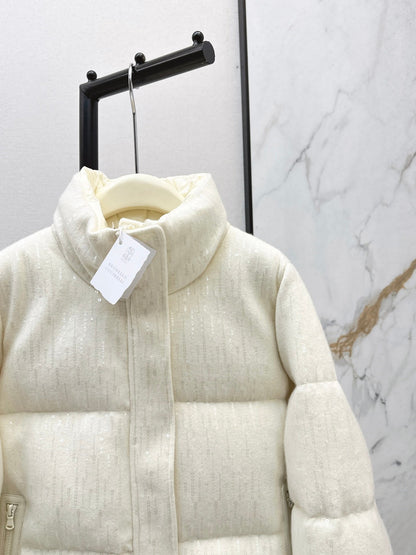 Brun NEW Wool down jacket