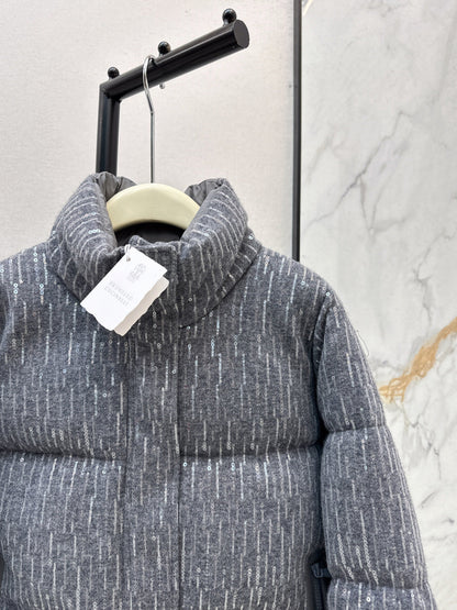 Brun NEW Wool down jacket