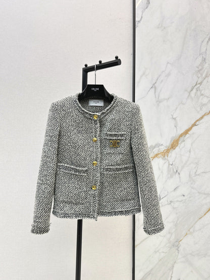Ce1i NEW tweed coat