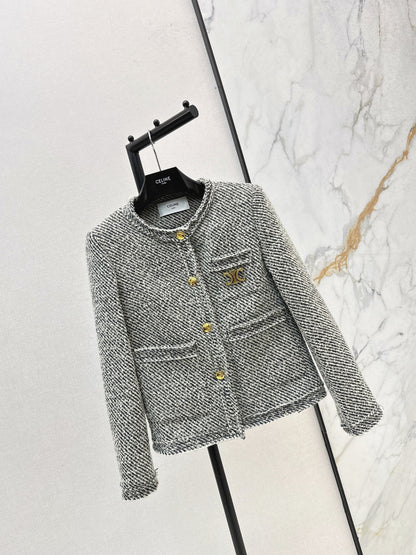 Ce1i NEW tweed coat