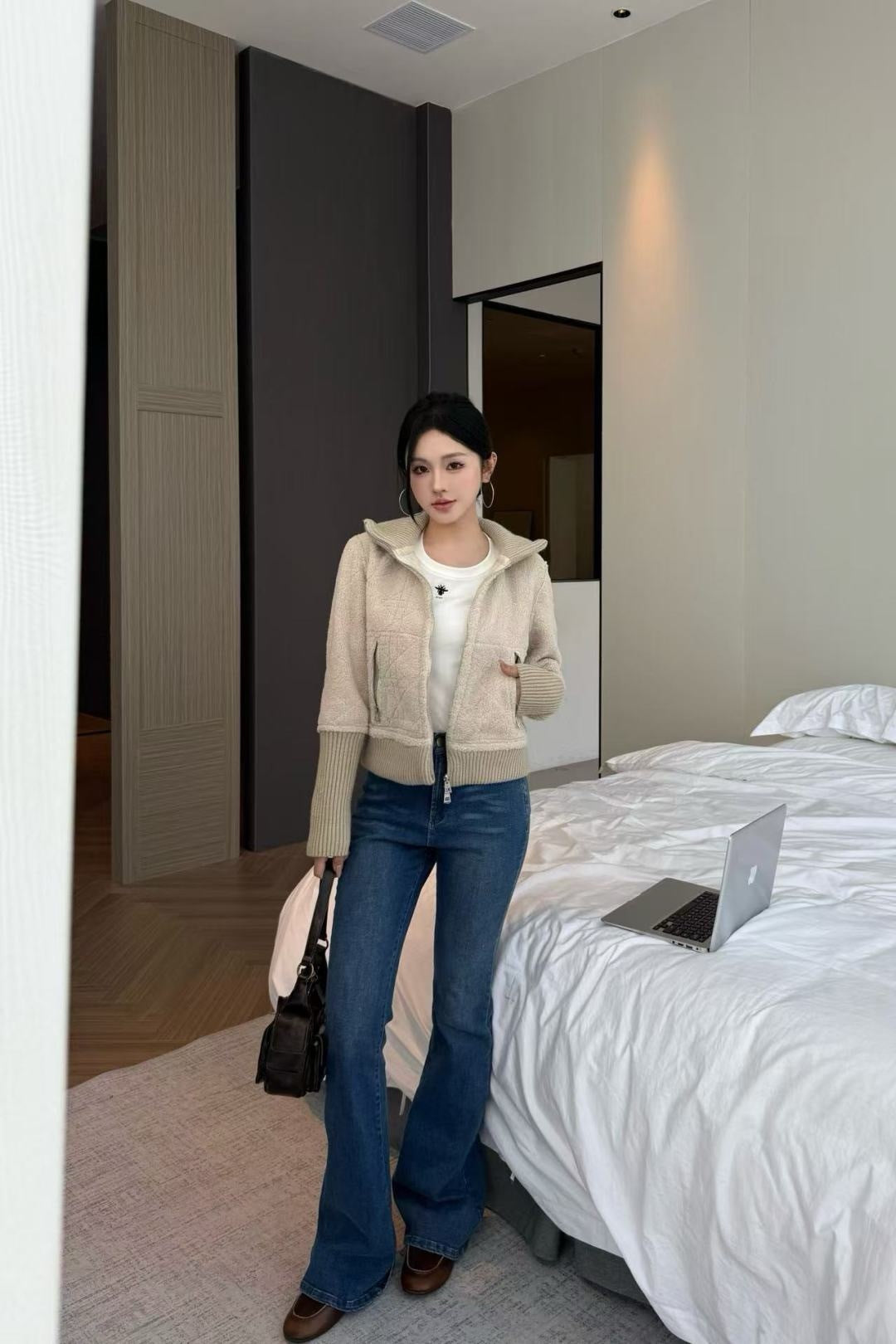 CD NEW  lamb wool jacket