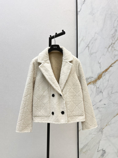 CD NEW  Reversible lamb wool jacket