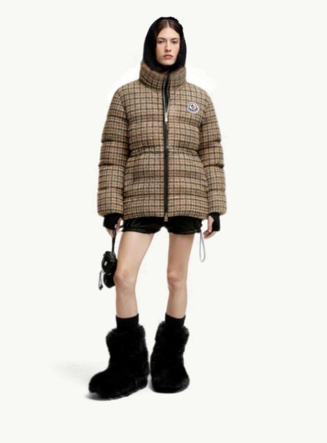 Monc NEW houndstooth down jacket