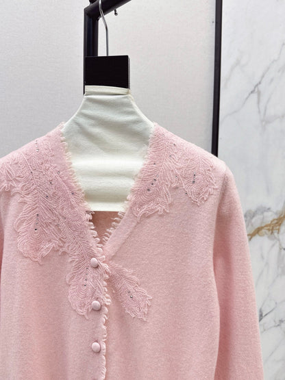 Es NEW V-neck cardigan