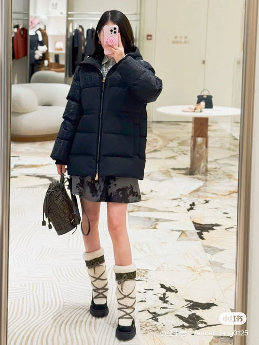 Fend NEW Hooded down jacket