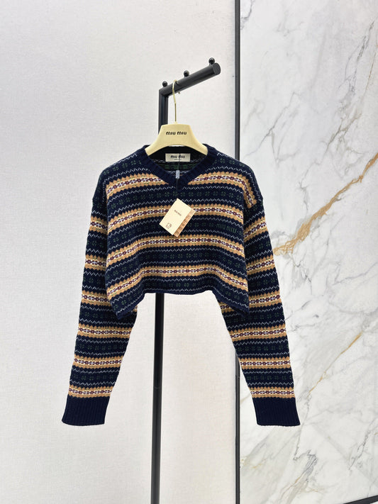 Miu NEW jacquard sweater