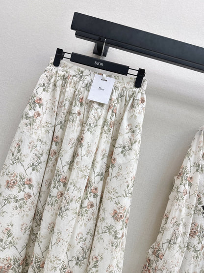 CD NEW floral skirt