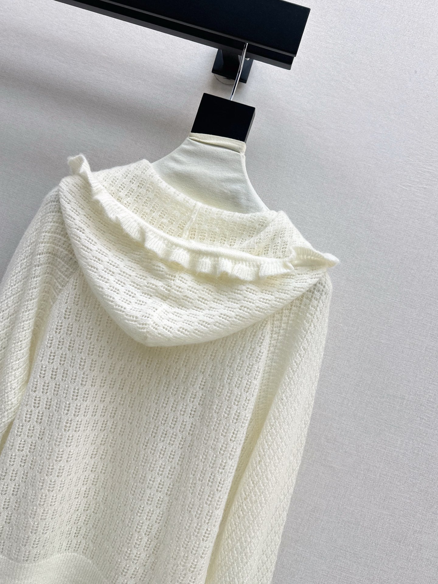 CD NEW Hooded Knit Cardigan