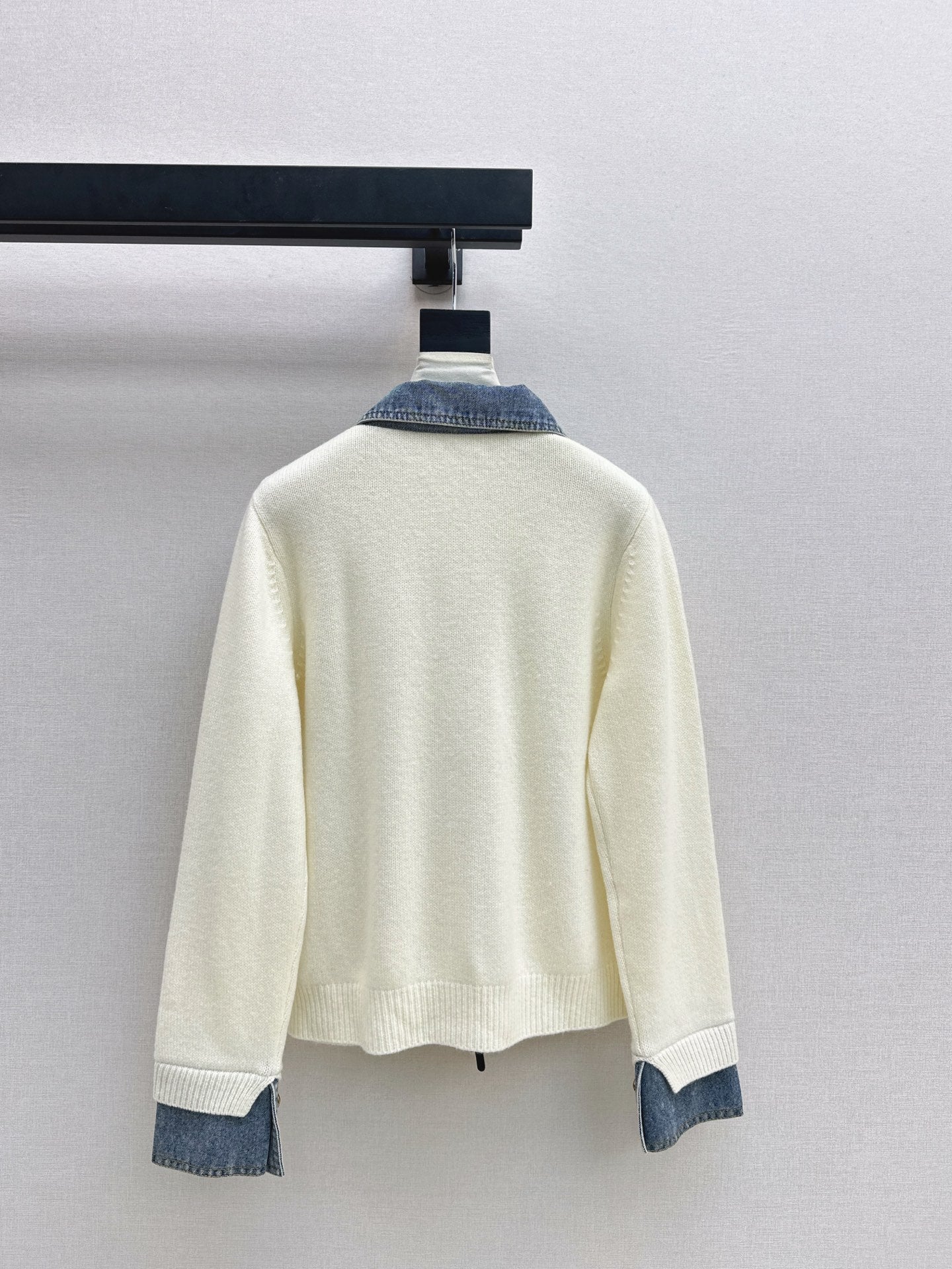 Louis NEW Denim patchwork cardigan