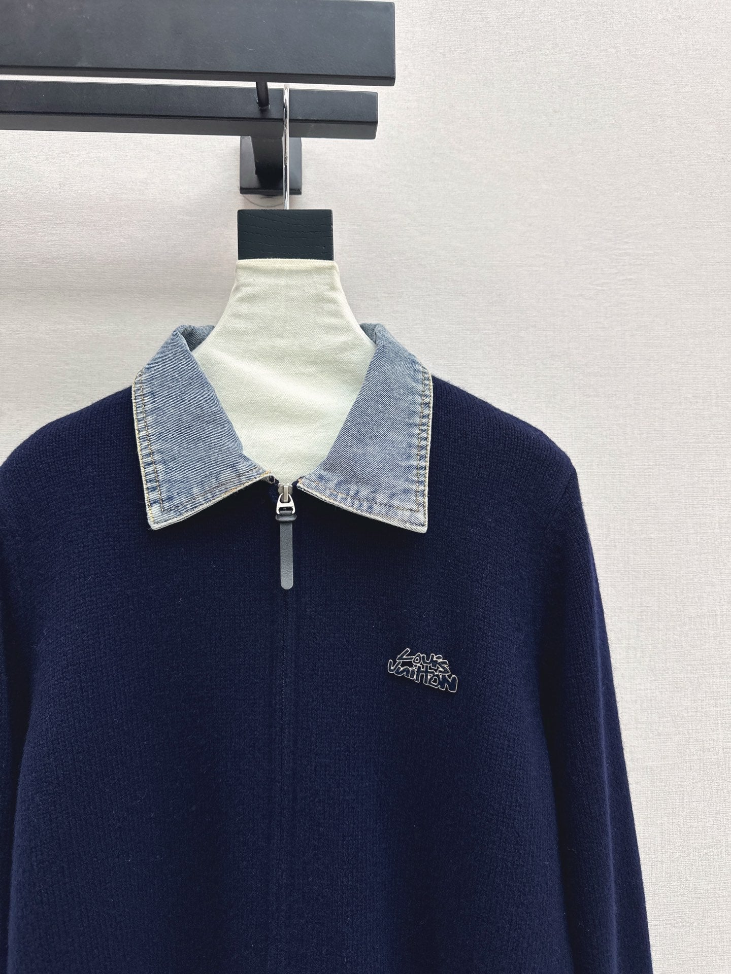 Louis NEW Denim patchwork cardigan