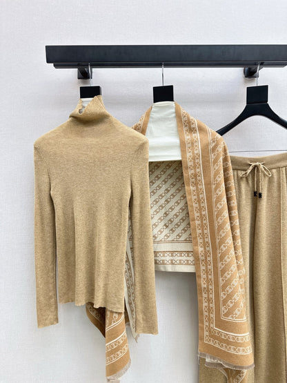 Ce1i NEW Knitted three-piece set