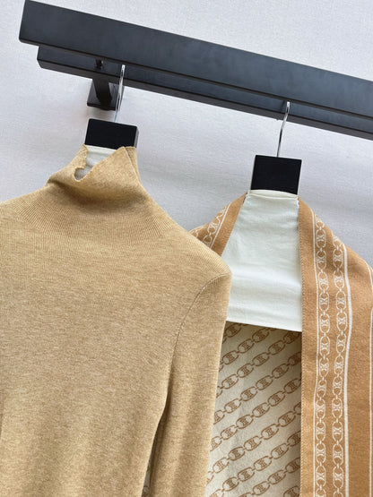 Ce1i NEW Knitted three-piece set