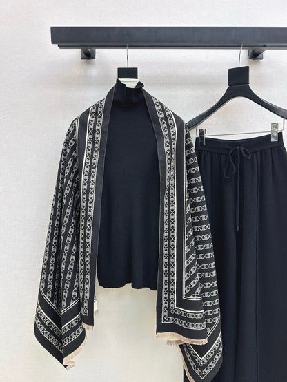 Ce1i NEW Knitted three-piece set