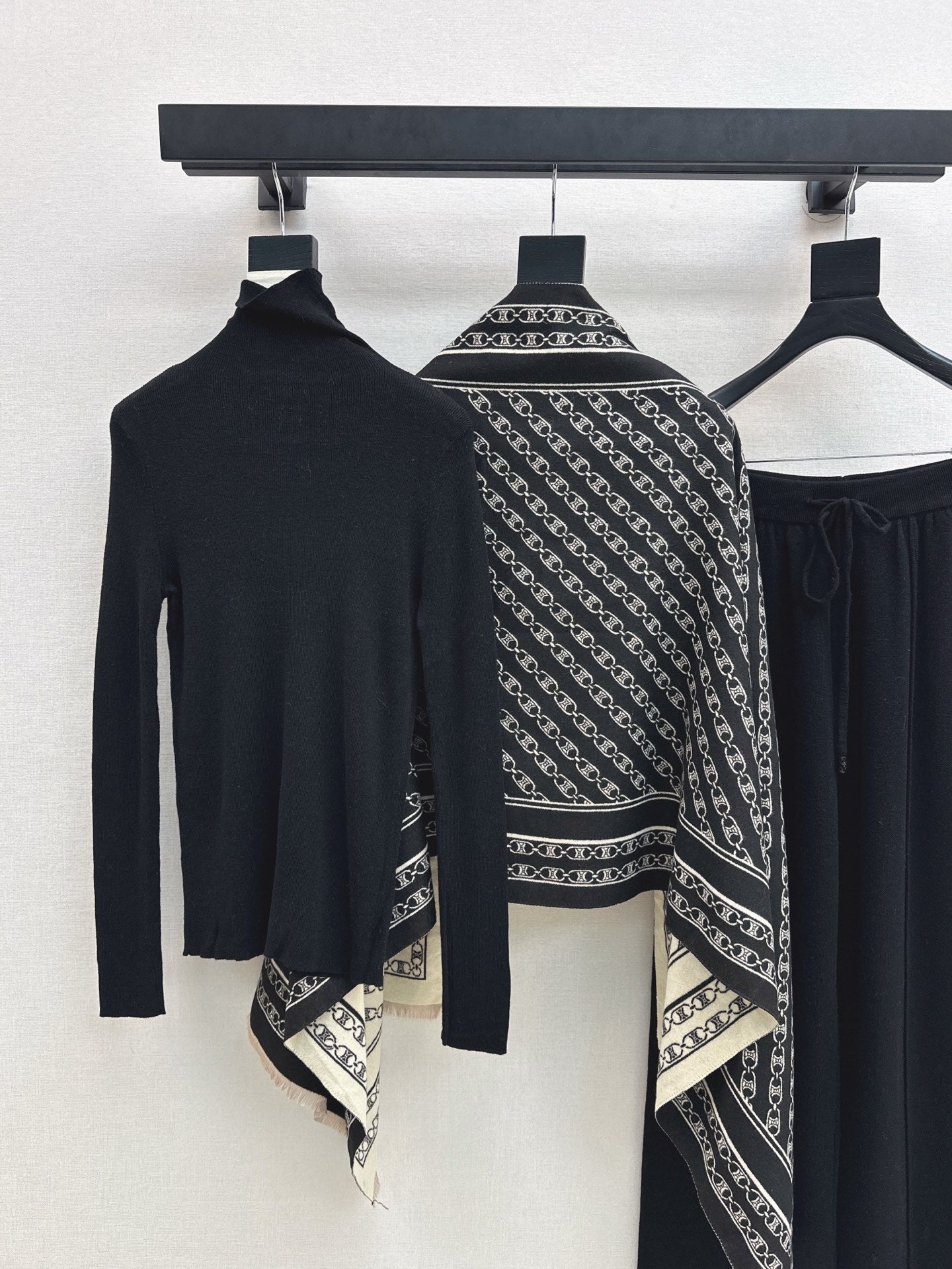 Ce1i NEW Knitted three-piece set