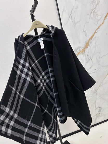 Bur NEW wool shawl cape