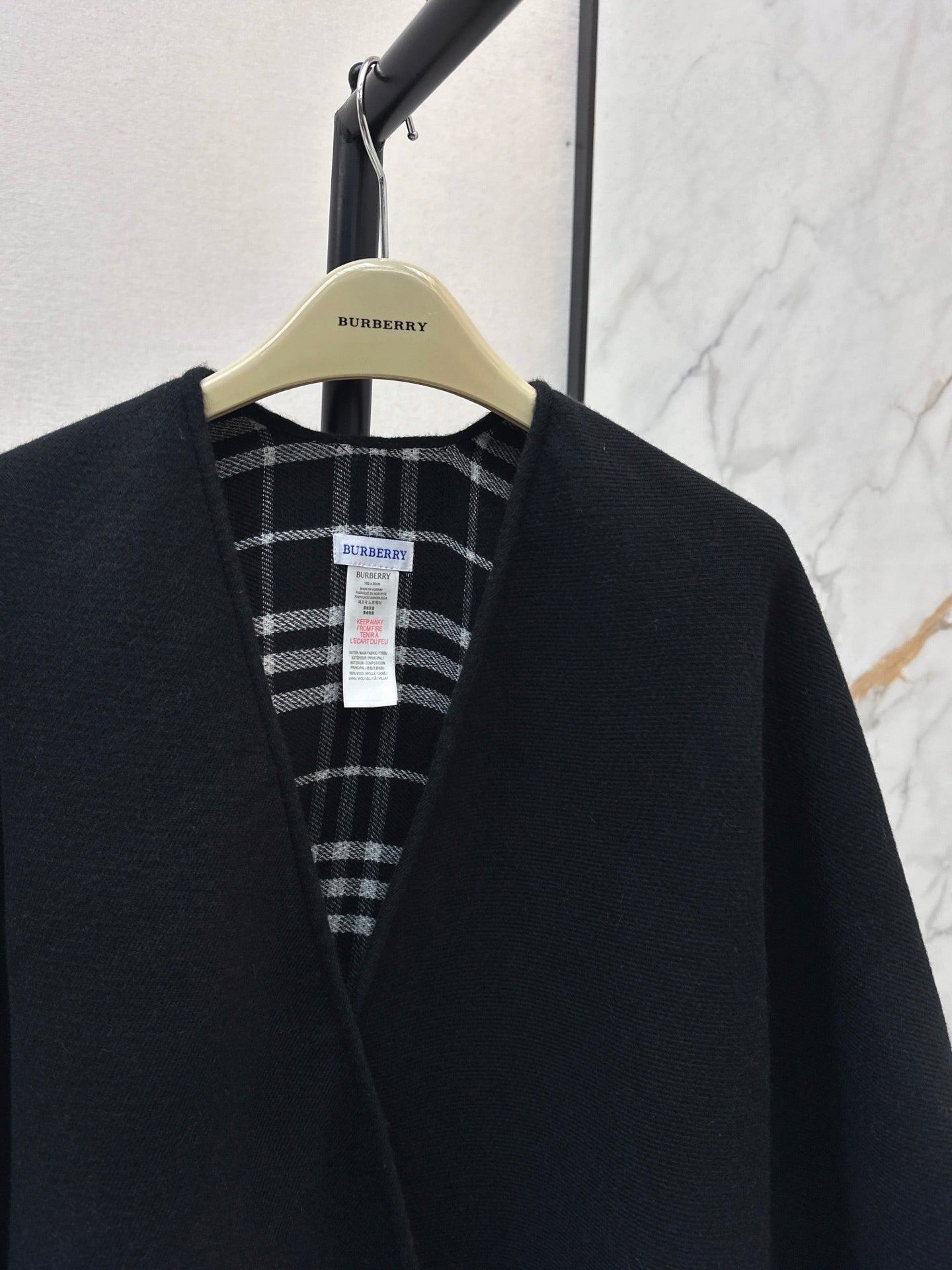 Bur NEW wool shawl cape