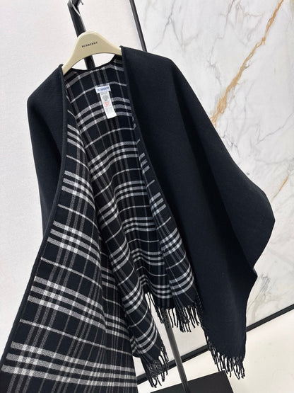 Bur NEW wool shawl cape