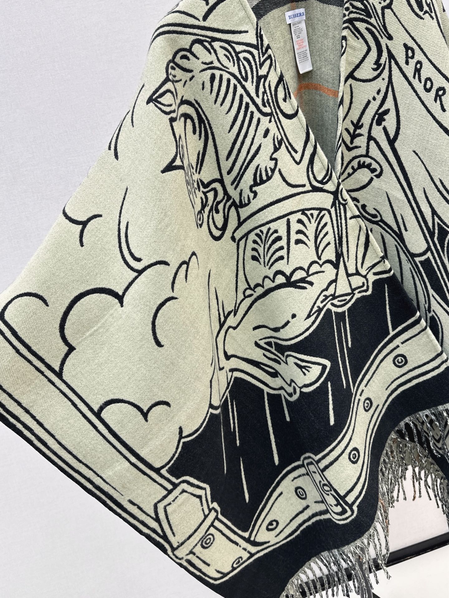 Bur NEW wool shawl cape