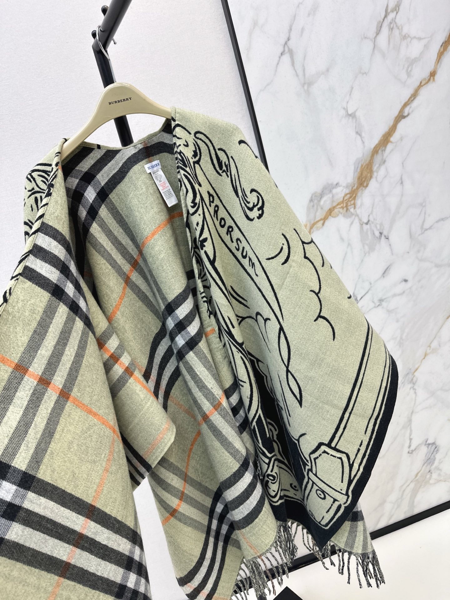 Bur NEW wool shawl cape