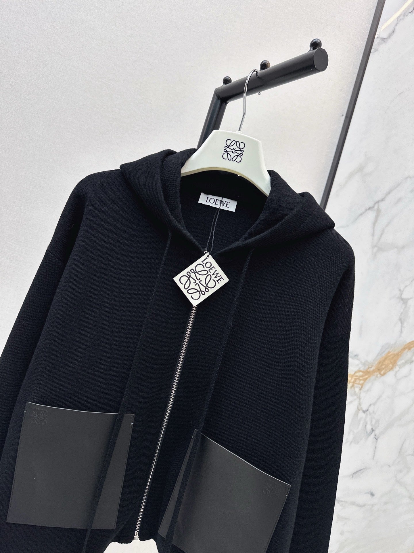 Loe NEW Zipper wool cardigan