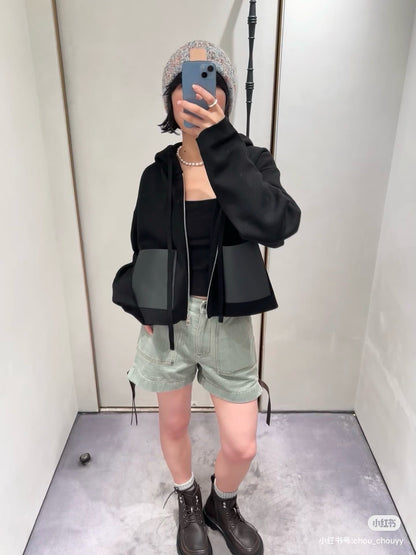 Loe NEW Zipper wool cardigan