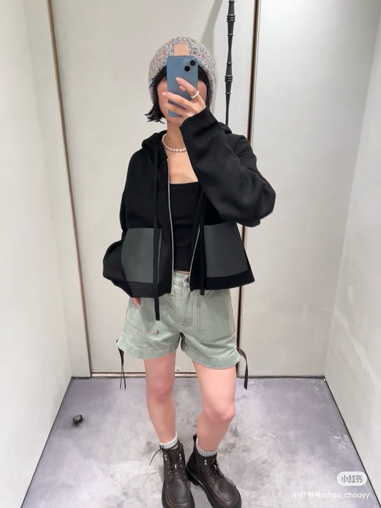 Loe NEW Zipper wool cardigan