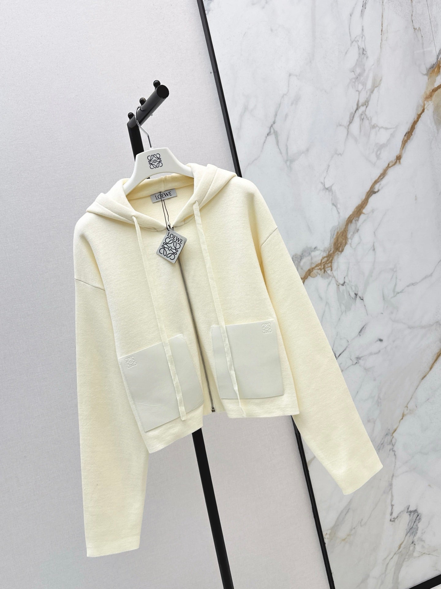 Loe NEW Zipper wool cardigan
