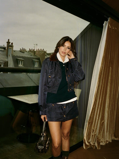 Miu NEW Waist-cinching jacket