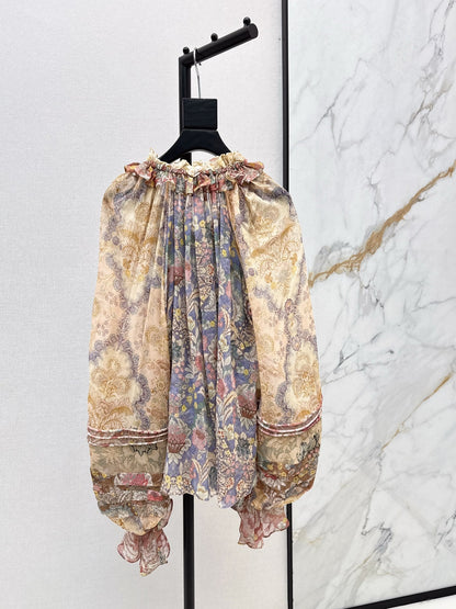 Zimm NEW Printed silk shirt