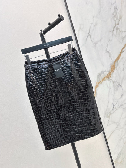 Sanit NEW Lambskin skirt