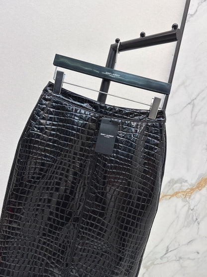 Sanit NEW Lambskin skirt