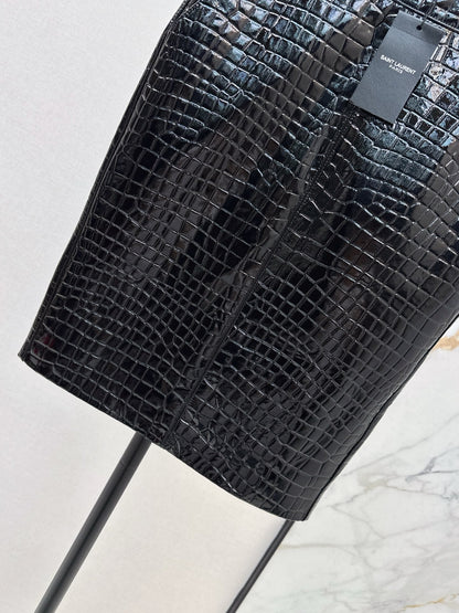 Sanit NEW Lambskin skirt