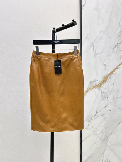 Sanit NEW Lambskin skirt