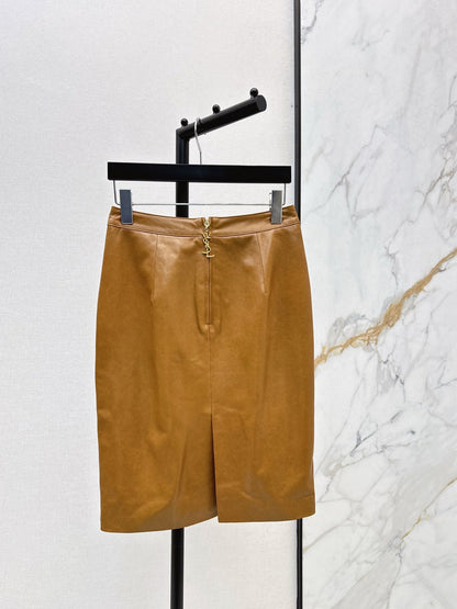 Sanit NEW Lambskin skirt