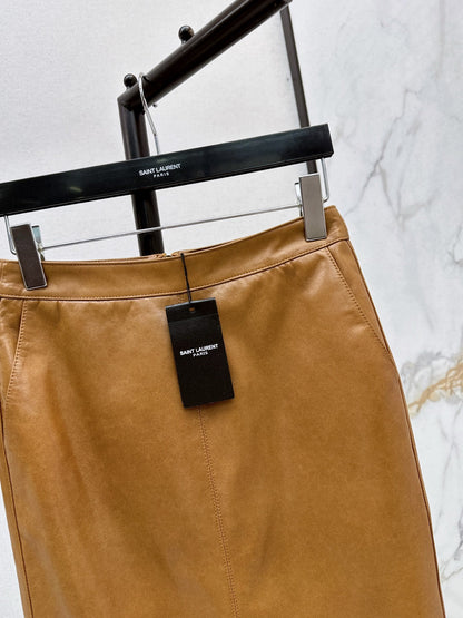 Sanit NEW Lambskin skirt