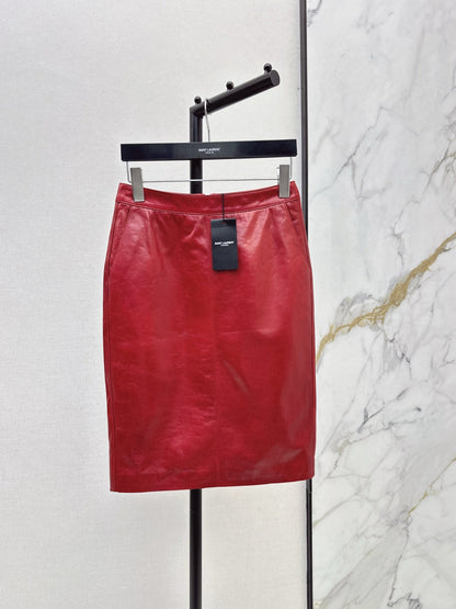 Sanit NEW Lambskin skirt