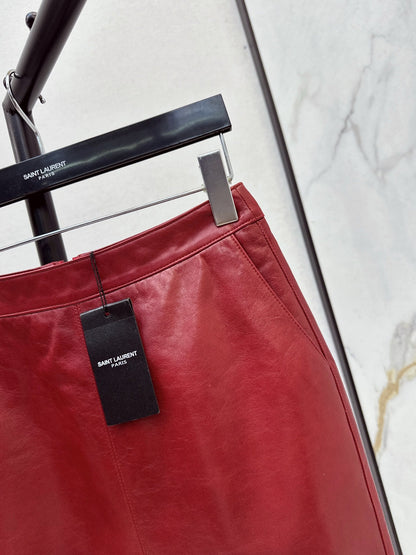 Sanit NEW Lambskin skirt