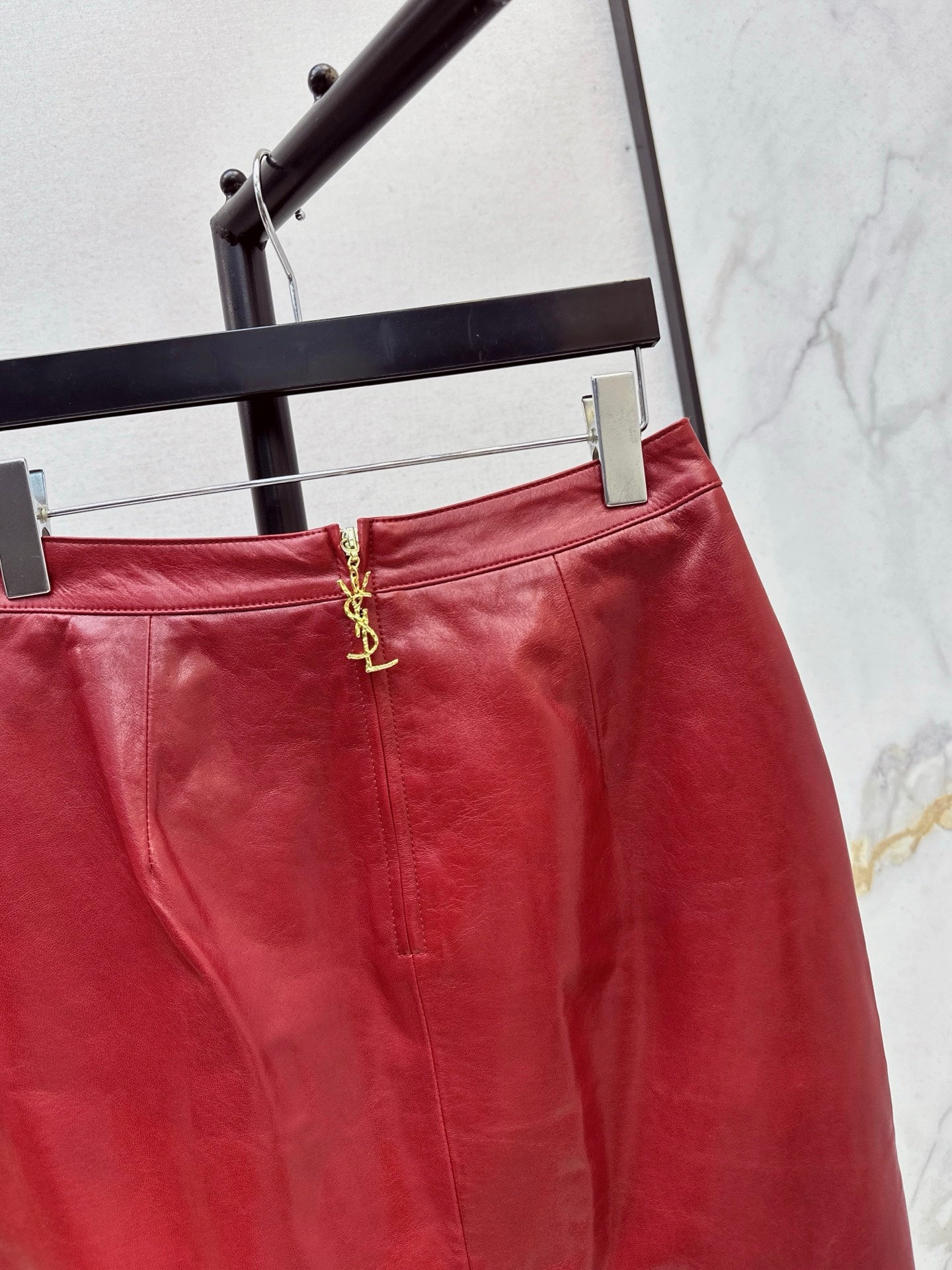 Sanit NEW Lambskin skirt