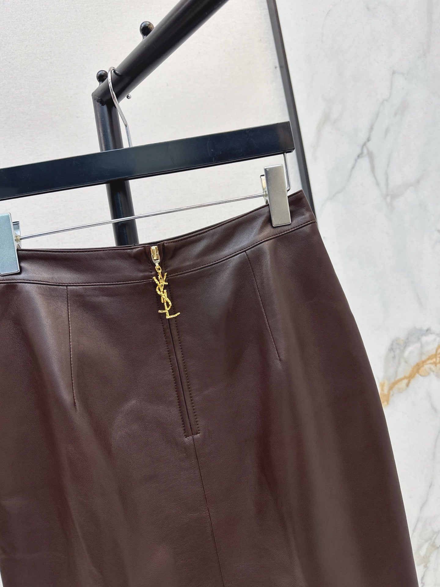 Sanit NEW Lambskin skirt