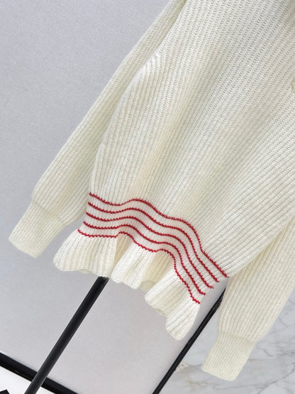 Cho1 NEW Ruffled Sweater