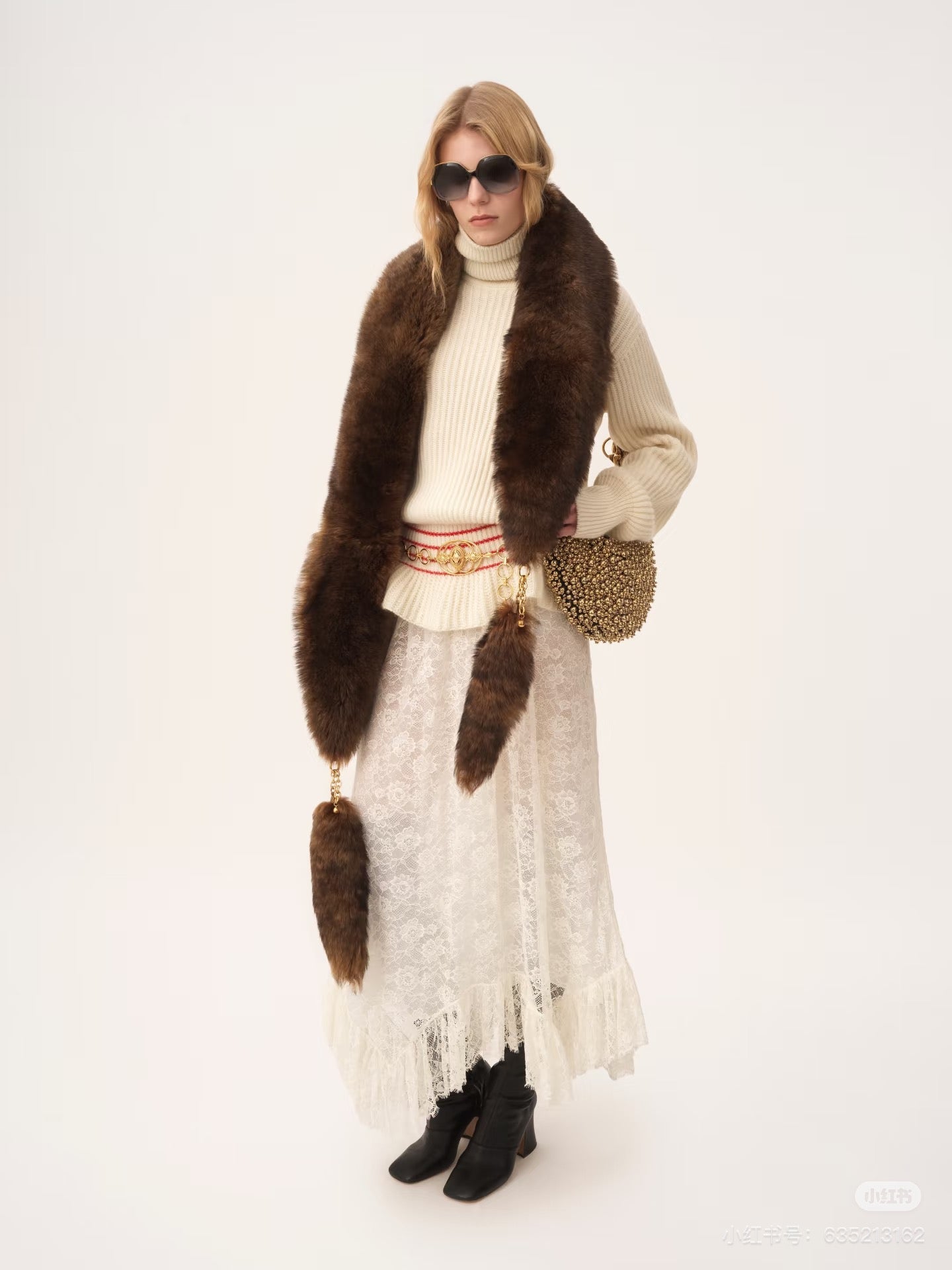 Cho1 NEW Ruffled Sweater