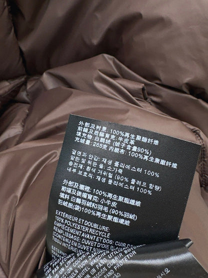 Miu NEW Suede Fleece Down Jacket