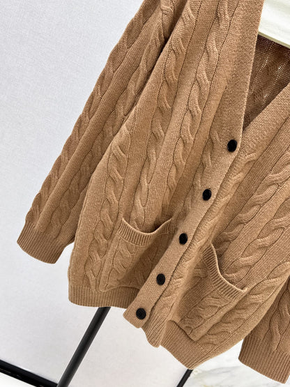 Ral NEW Loose V-neck cardigan